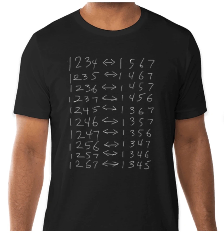 20 Sets T-shirt, black